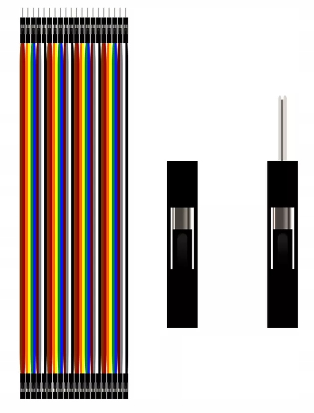 Kabel Przewody męsko-żeńskie 20cm 40 pin