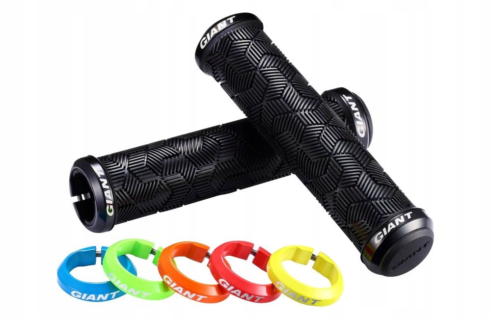 Chwyty Giant Tactal, podwójna obejma, czarne