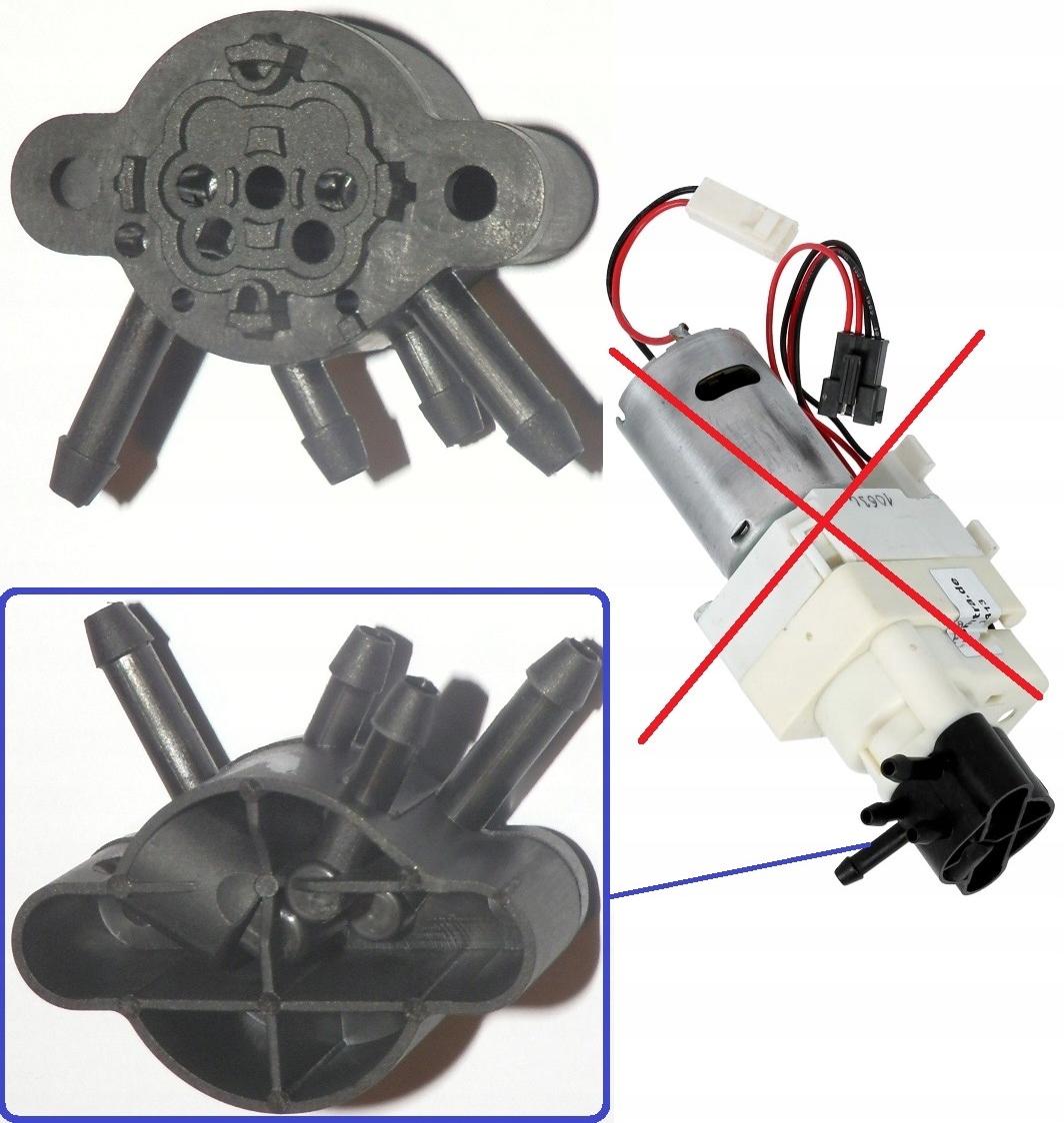 Rozdzielacz złącze zaworu ceramiczny ekspresu Jura Impressa X5 Z5 Z7 S9 XS9