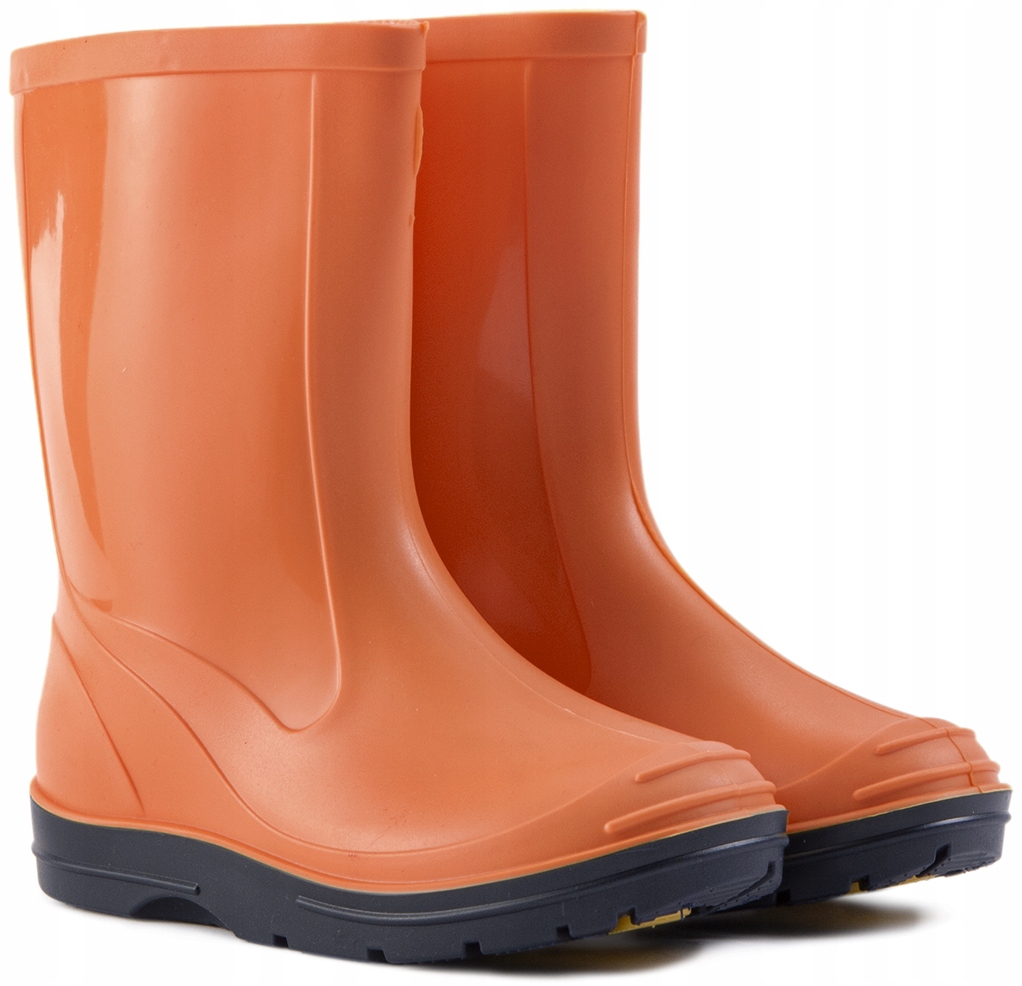 Kalosze Dziecięce Krótkie Wodoodporne Gumowe Buty Wodoszczelne Dla Dziecka Długość wkładki wew. 25 cm