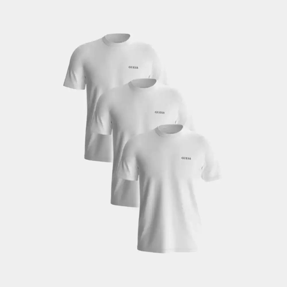 3pack bílých pánských triček Guess M