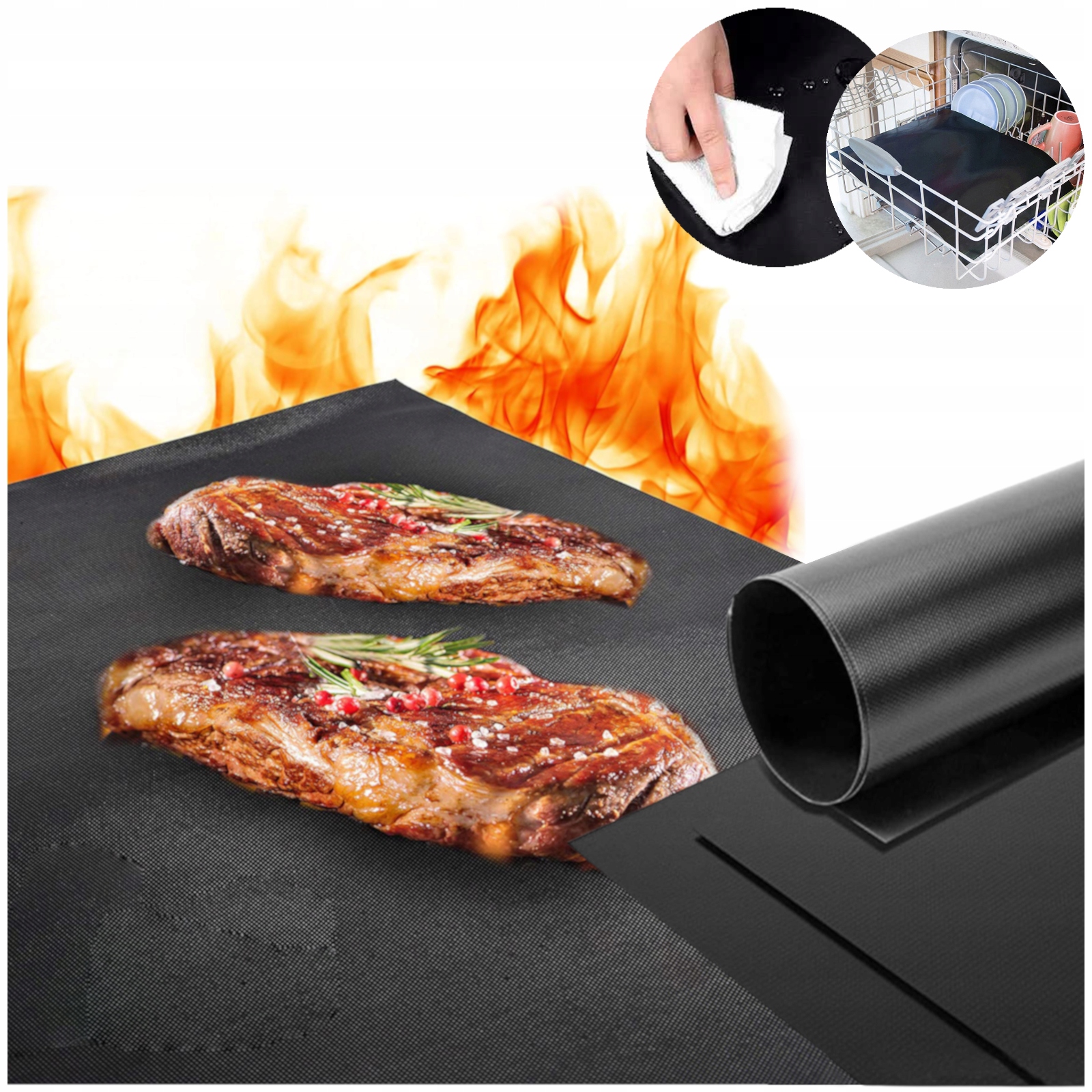 

Mata Teflonowa Tacka Na Grill Do Pieczenia 8SZT