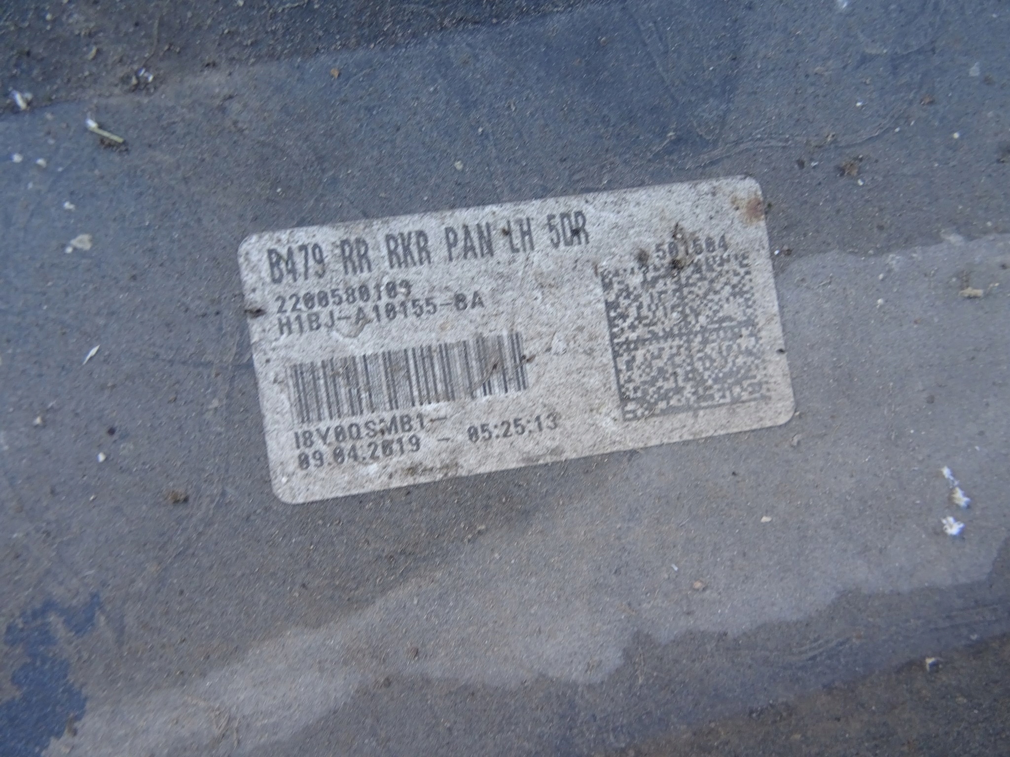 FORD FIESTA MK8 ST cover moulding cap for threshold left
