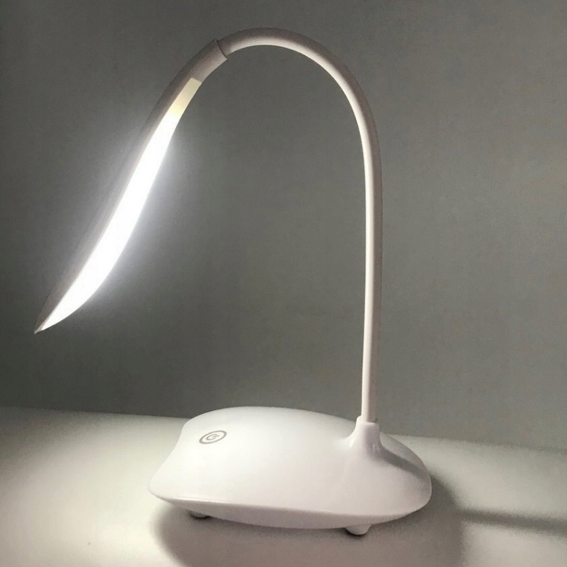 LAMPKA BIURKOWA SZKOLNA DOTYKOWA NA BIURKO USB STOJĄCA BEZPRZEWODOWA 14 LED Kolekcja LB-10
