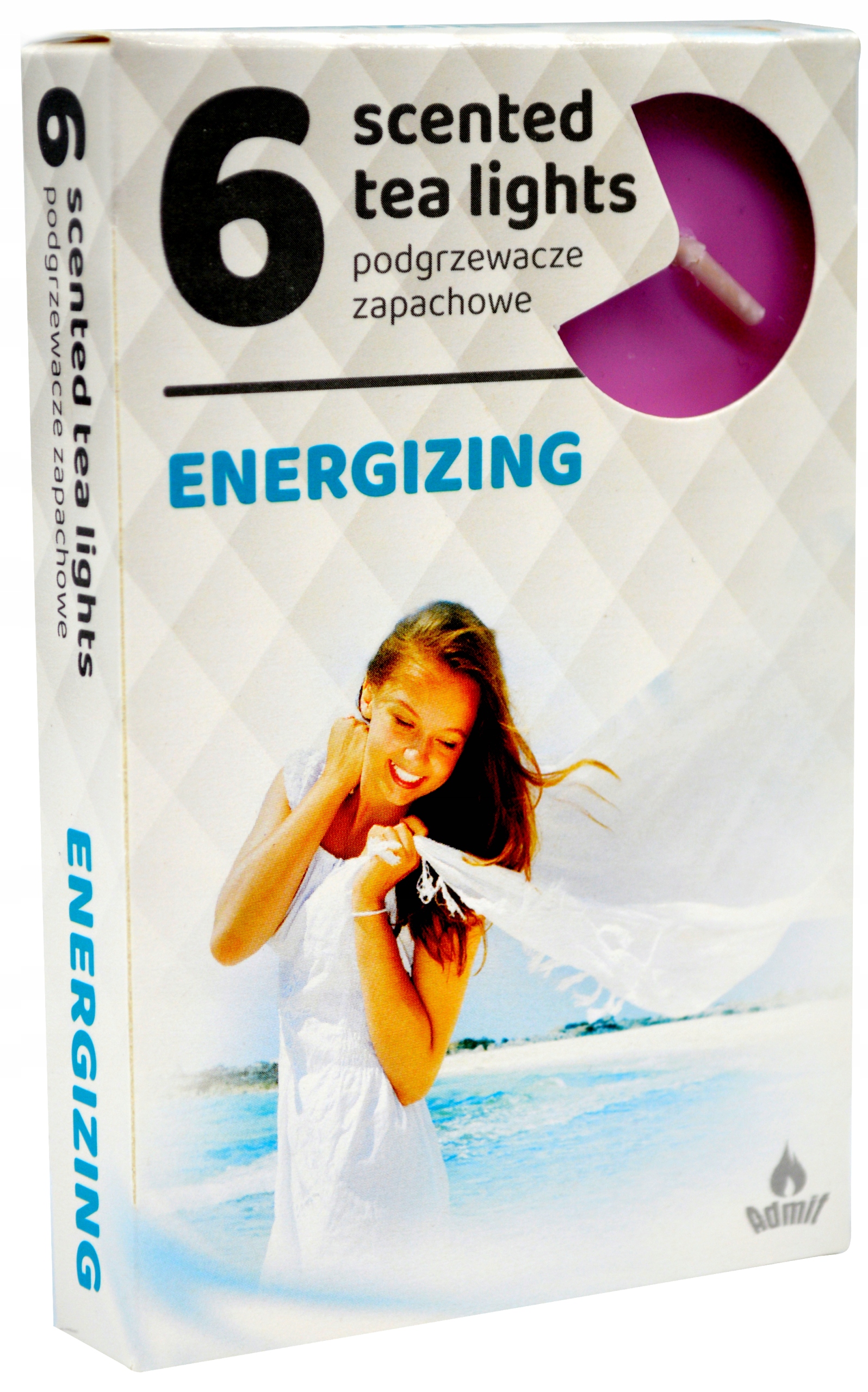 Podgrzewacze zapachowe 6 sztuk, zapach ENERGETYCZNY