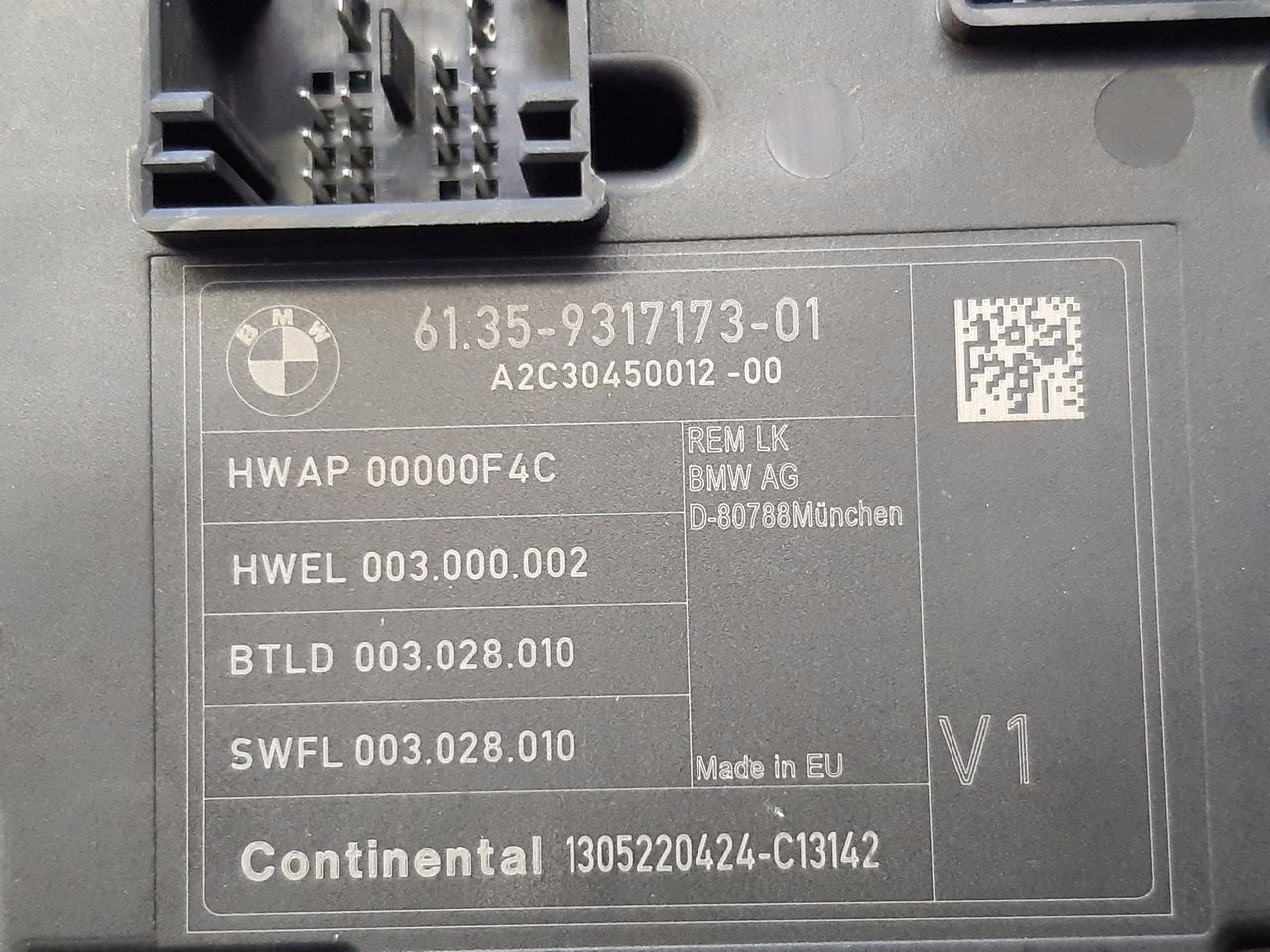 module REM BMW F20 316i