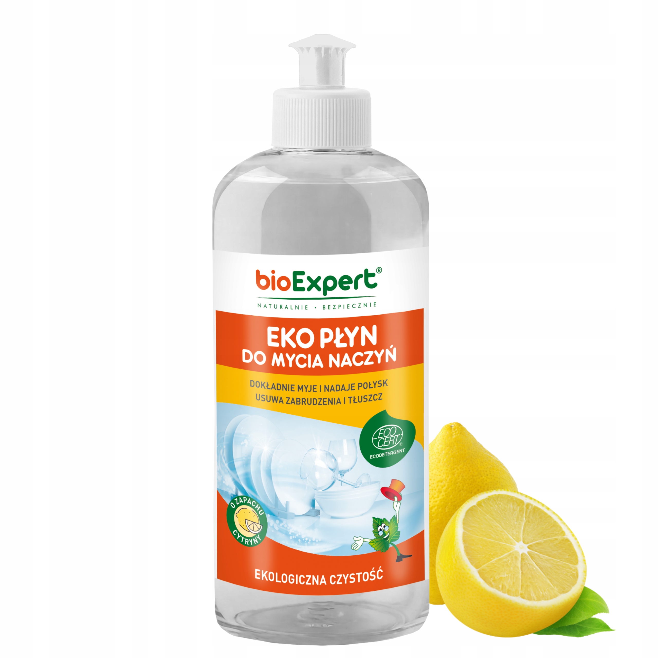 Ekologiczny Płyn do naczyń Certyfikat Ecocert 500ml | bioExpert