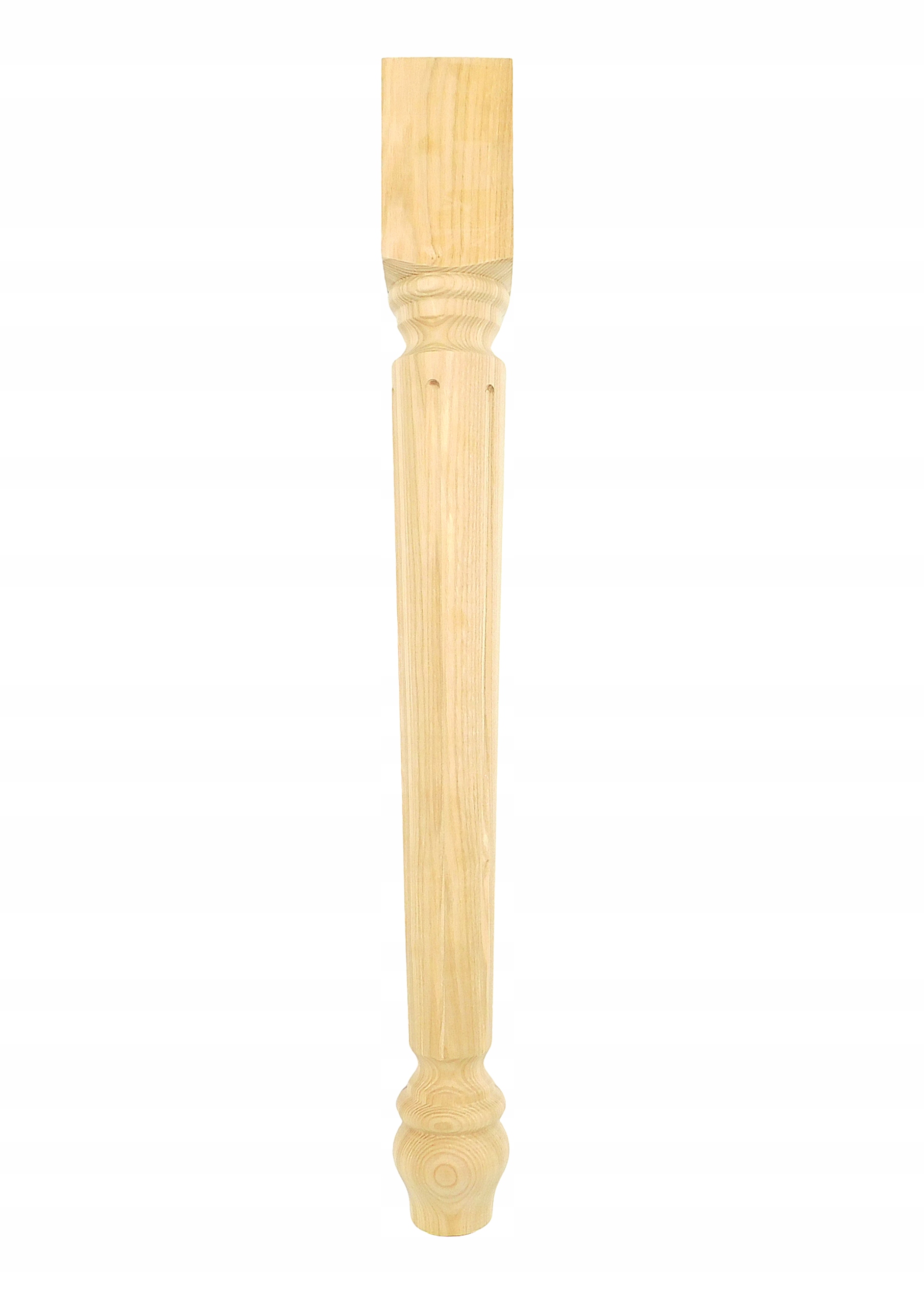 Dřevěná noha pro stůl a stolovou desku tralka 72 cm buk surový