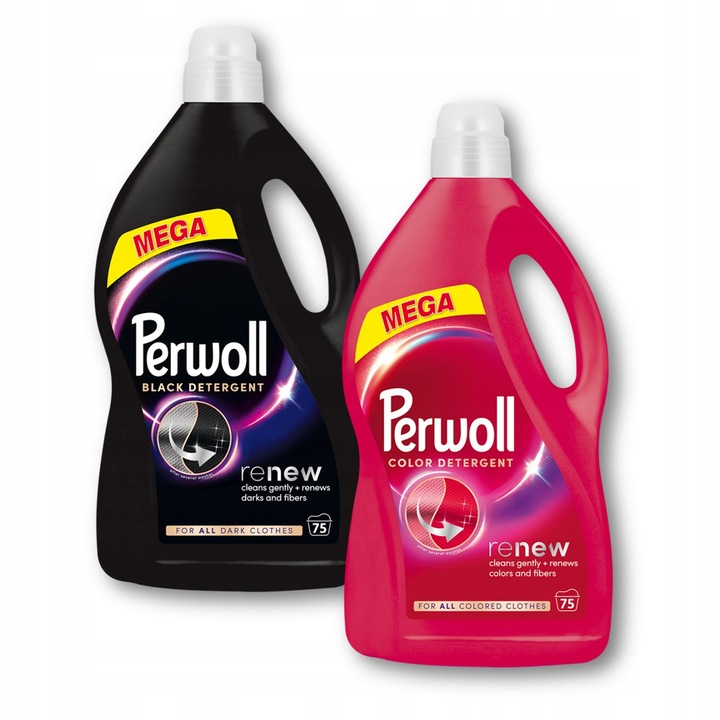 Levně Perwoll Renew Color Black płyn do prania 150 prań 2x3,75l