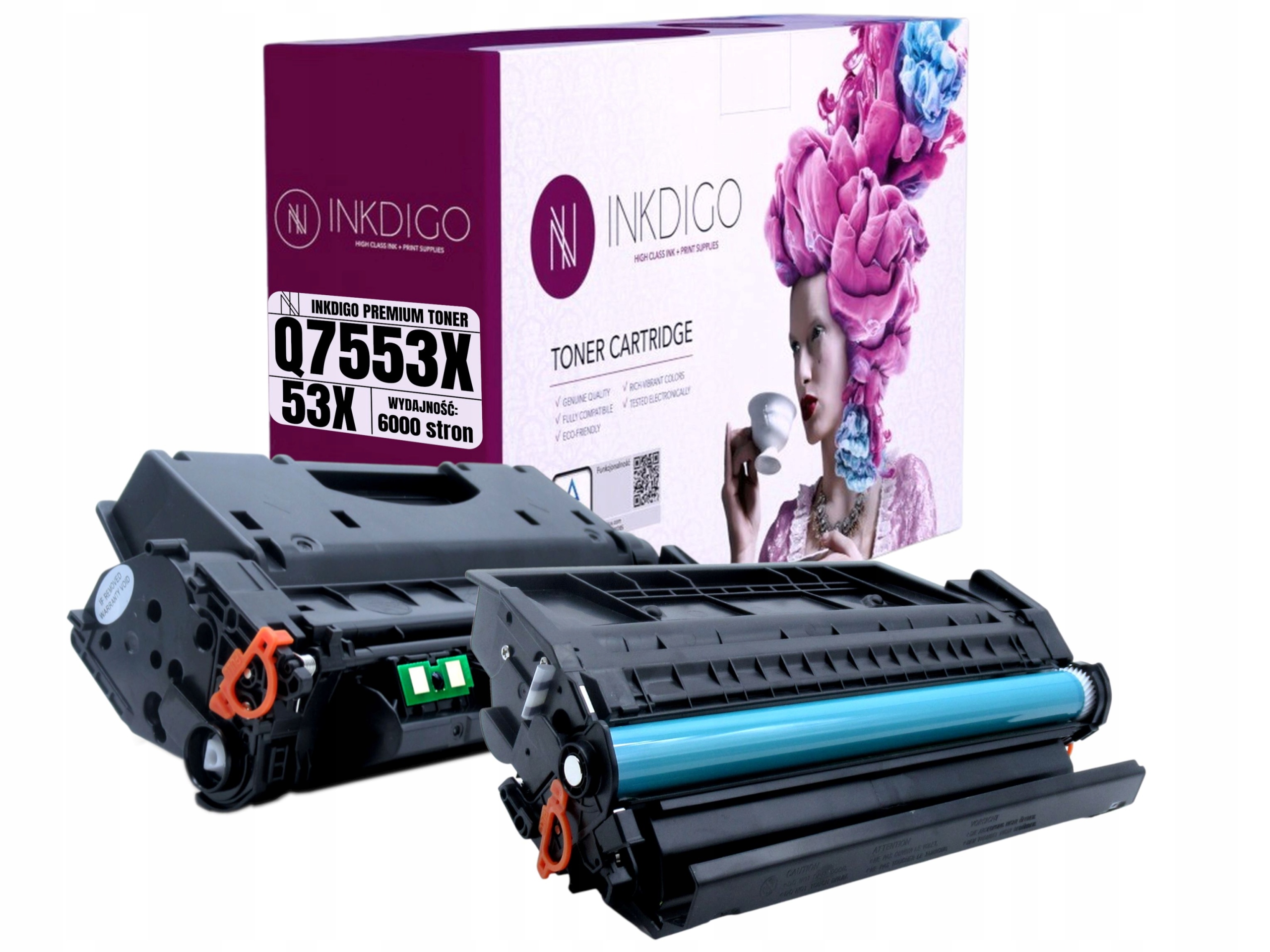 2 Náhradní tonery Q7553X pro LaserJet P2015 P2014