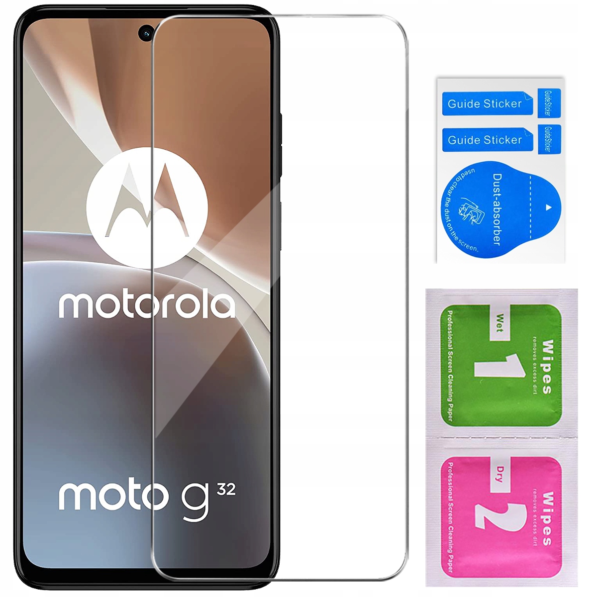 

Szkło Hartowane 9H Szybka do Motorola Moto G32