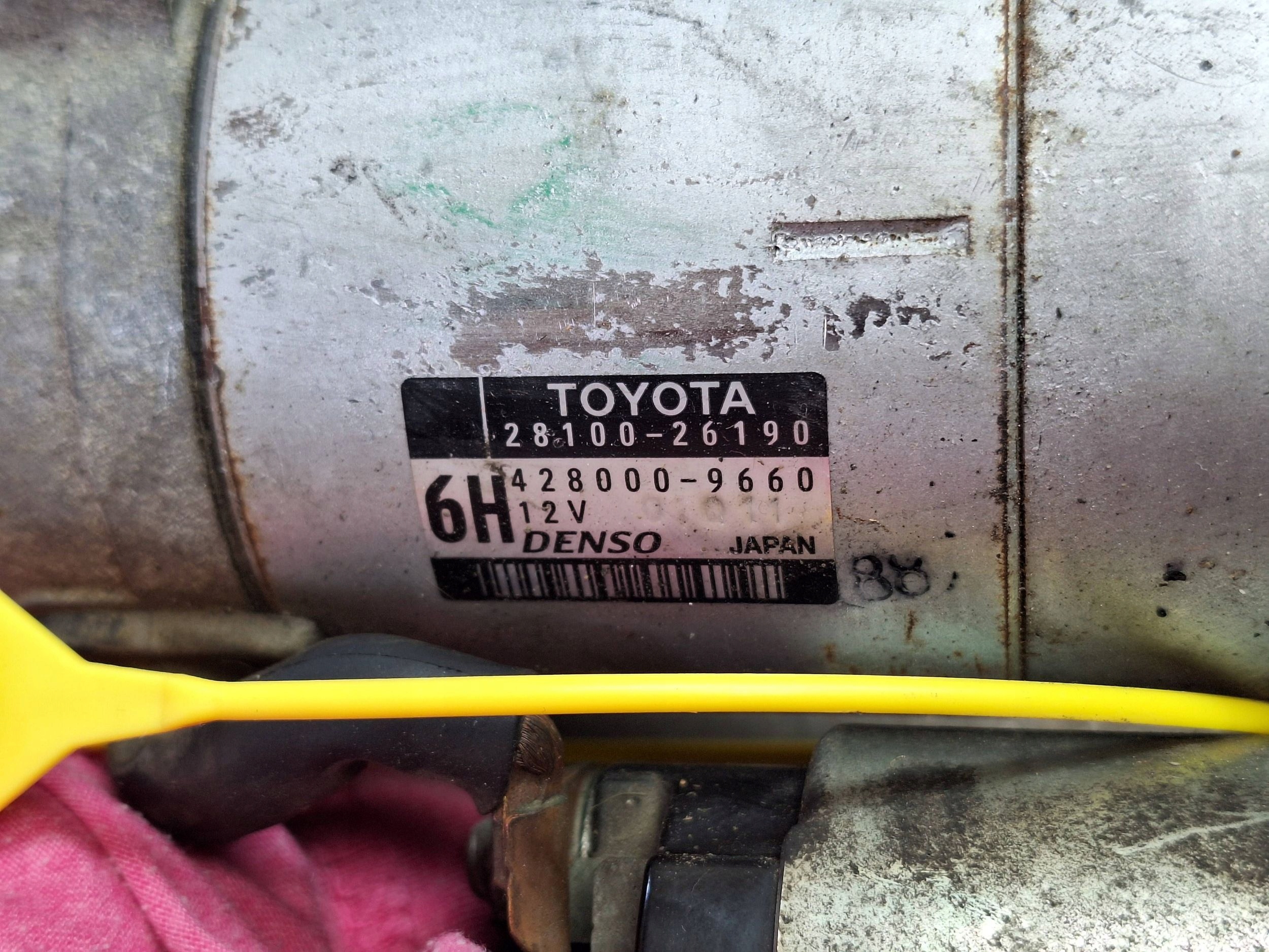 starter 28100-26190 428000-9660 TOYOTA RAV4 IV 2.0 D4D