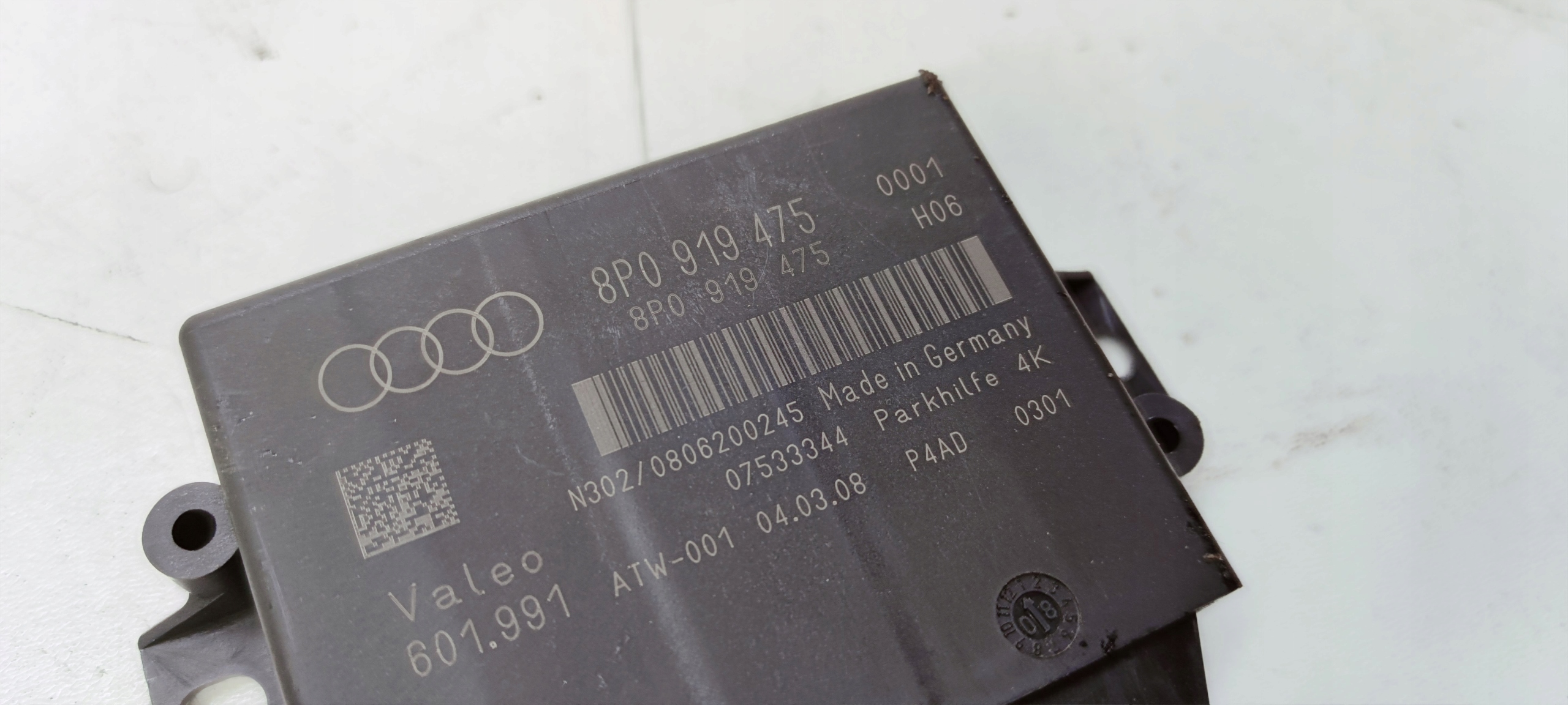 control unit PDC PARKTRONIK AUDI A3 LIFT 8P0919475