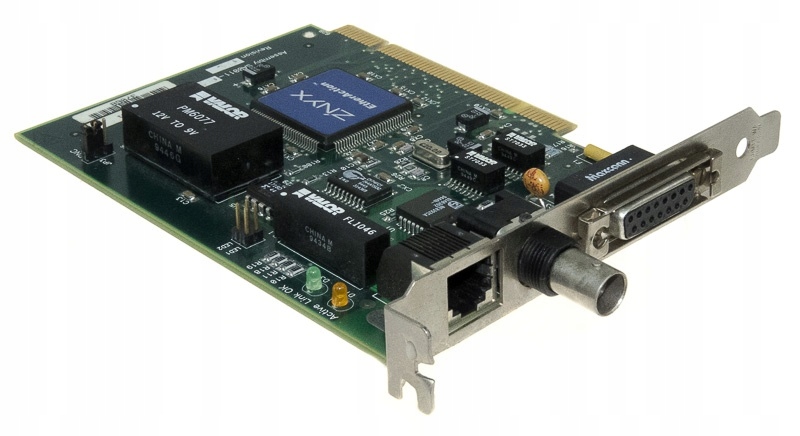 Znyx ZX312 Network Card EtherAction Combo Bnc RJ45 Pci