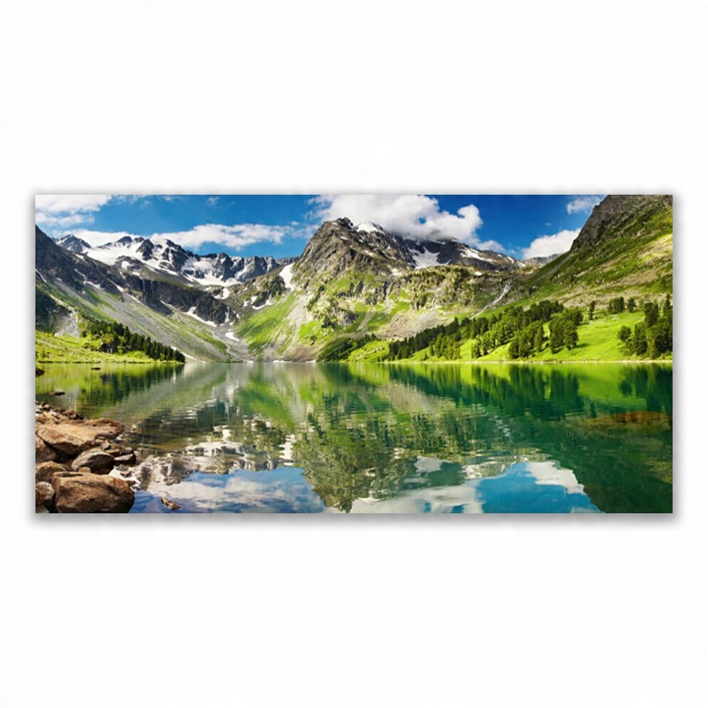 

Fotoobraz nowoczesny 120x60 Góra Jezioro Krajobraz