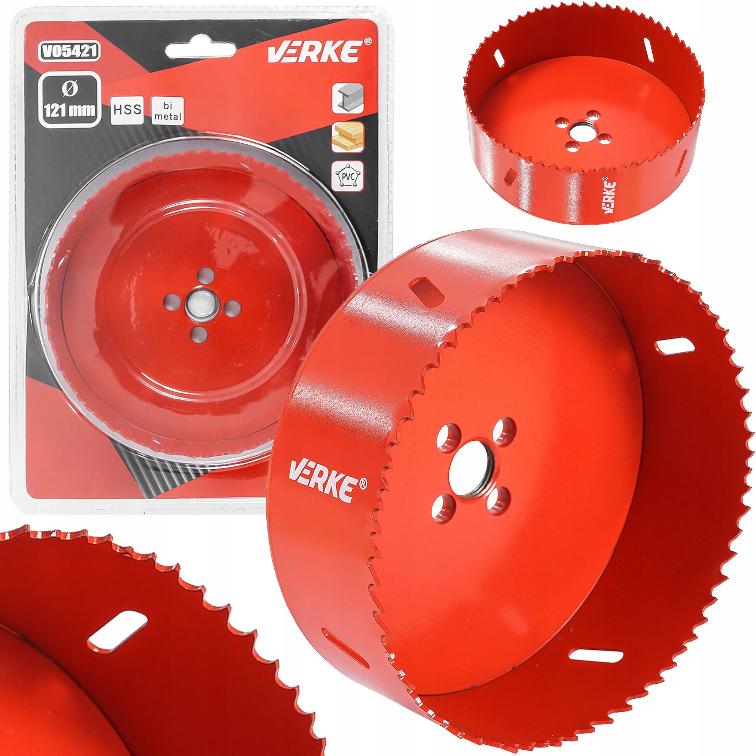 

Otwornica Koronka Bimetalowa 121mm Metalu Drewna