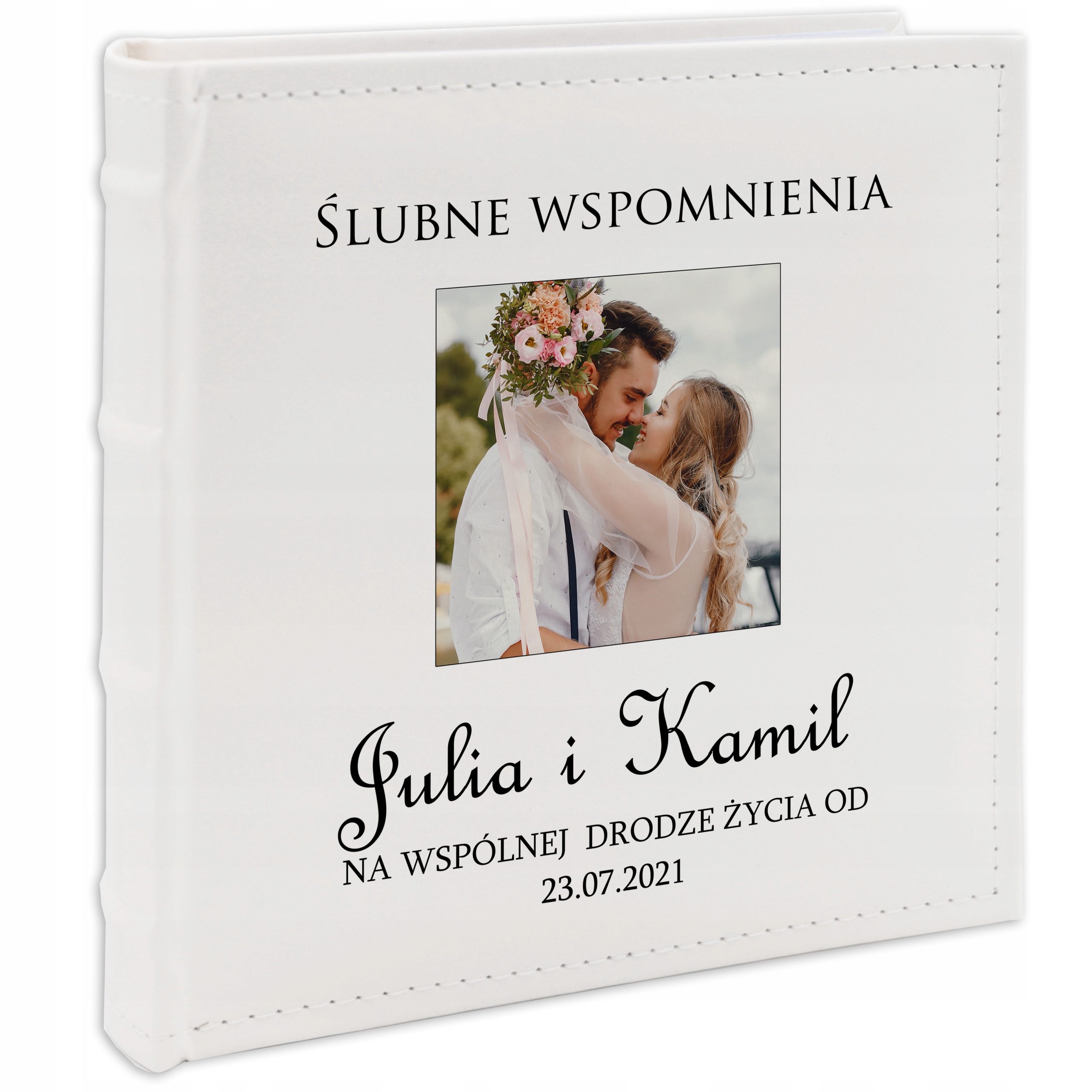 

Album Ślubny Imię Data 200 Zdjęć Ekoskóra