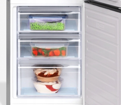 Lodówka Amica FK 2525.4UNTX LED IWxSxG 176x54x55cm SlimSize NOX Szerokość produktu 54 cm