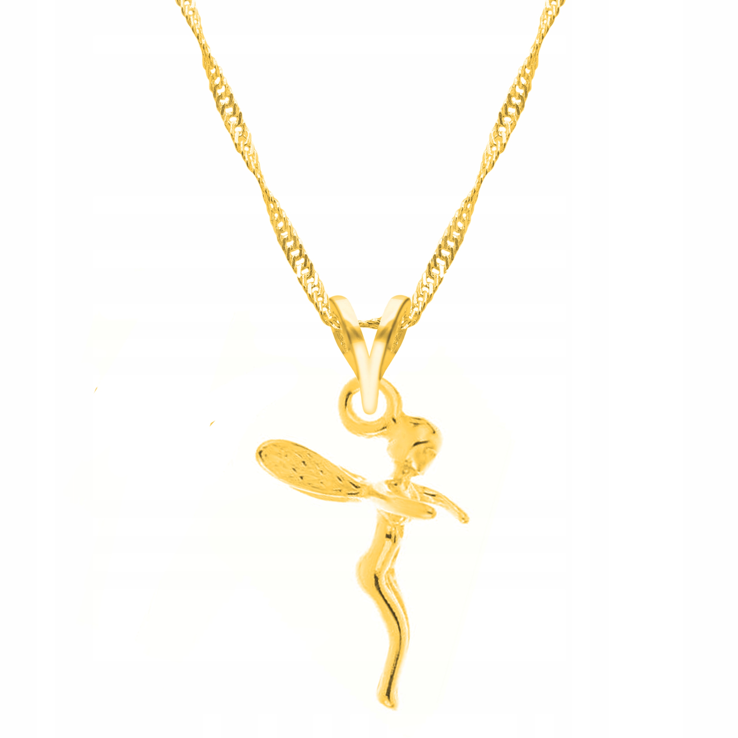 Řetízek zlatý náhrdelník 925 Lesní Víla