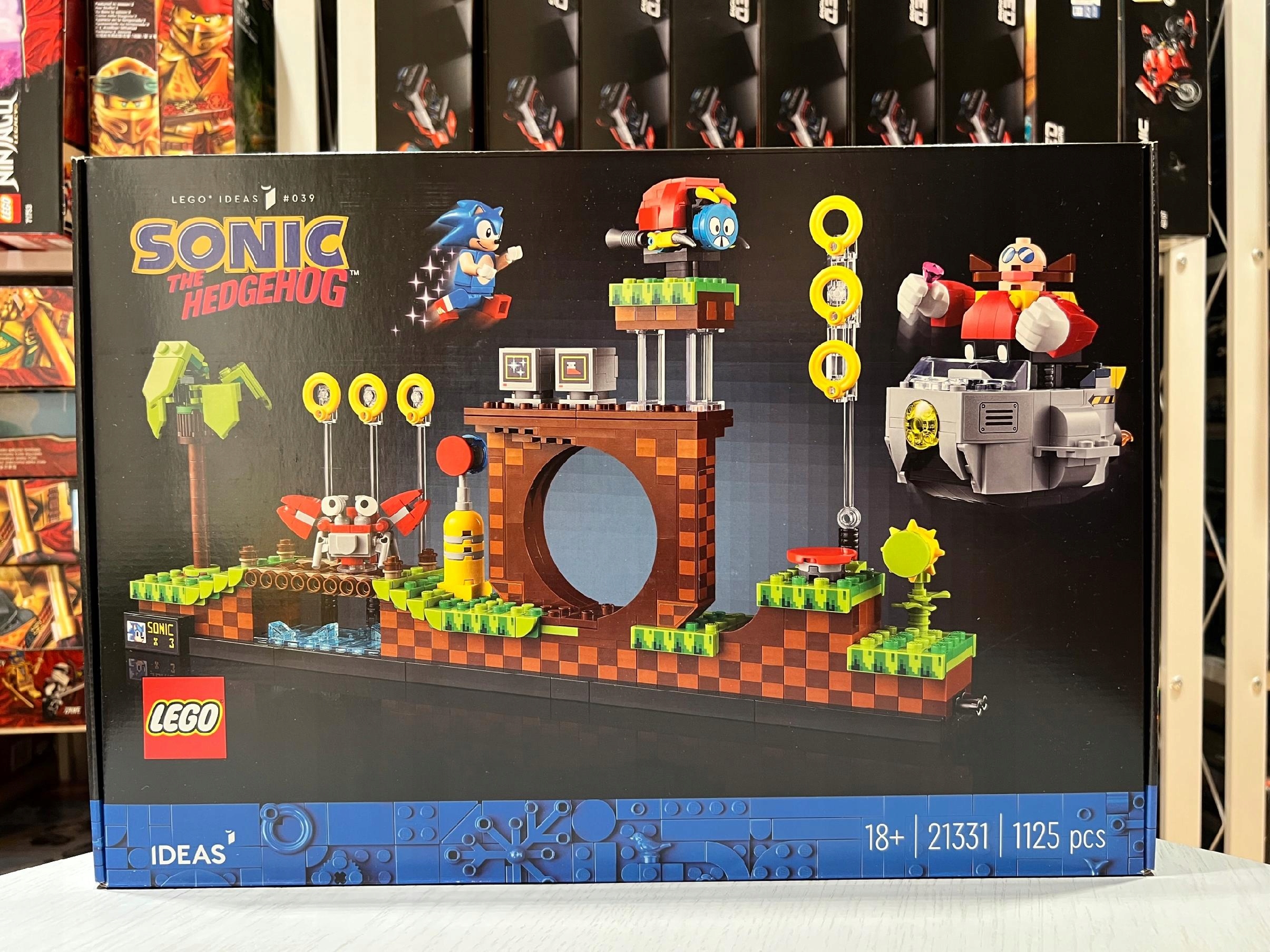 Lego 21331 Nápady Ježek Sonic Zóna Green Hill