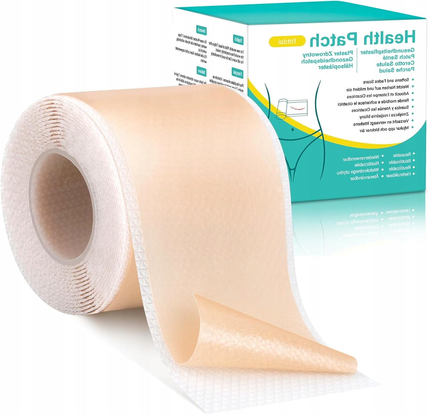 Silikonová Náplast Na Jizvy 150 CM S Možností Opakovaného Použití