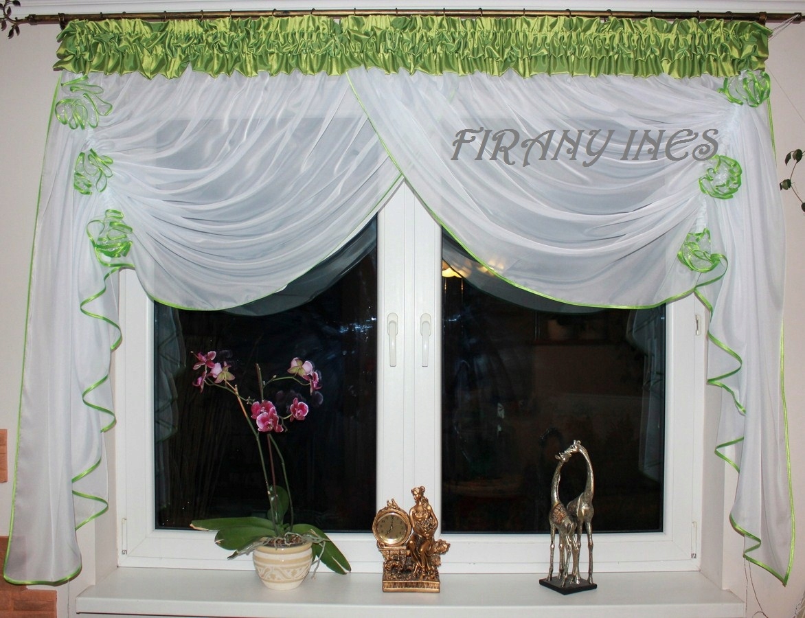 Gotowa Firana DWA BOKI KWIATKI 23 Kolorów 300/150 Typ klasyczna