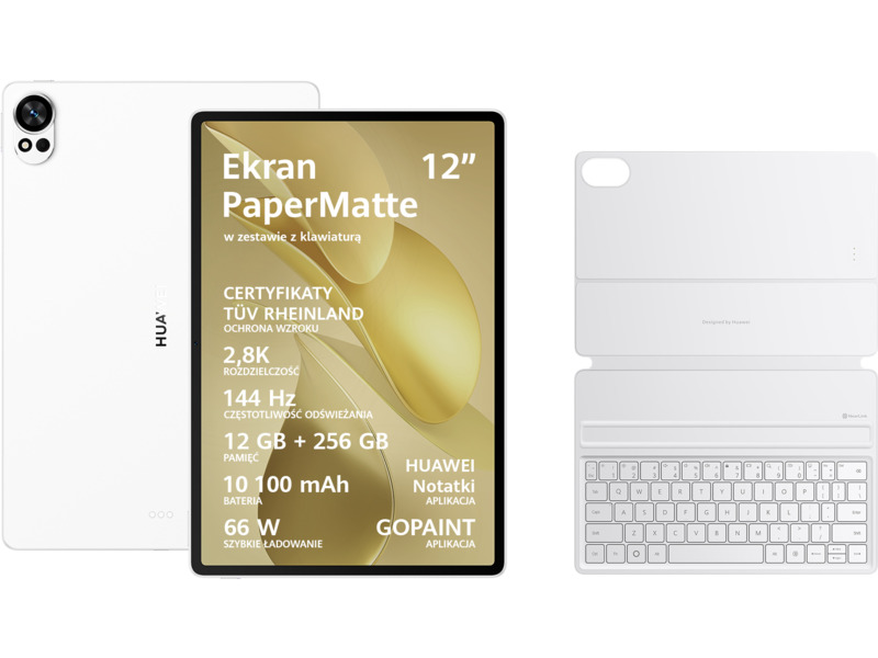 Tablet Huawei MatePad 12X 2025 12'' 12/256 Gb Biały Klawiatura
