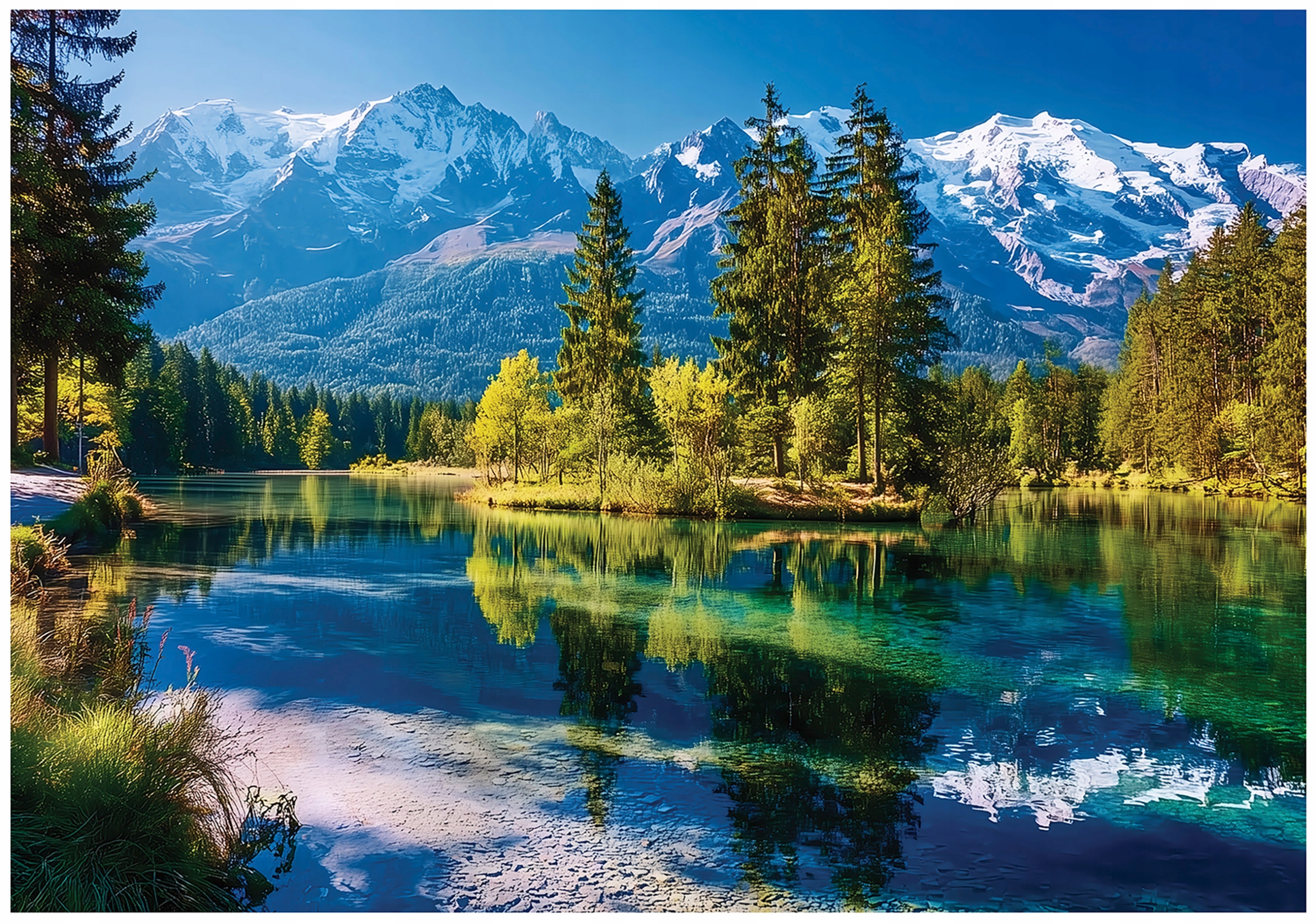 Fototapeta Hory Krajina Příroda Jezero Na Zeď Ložnice Obývací Pokoj 200x140