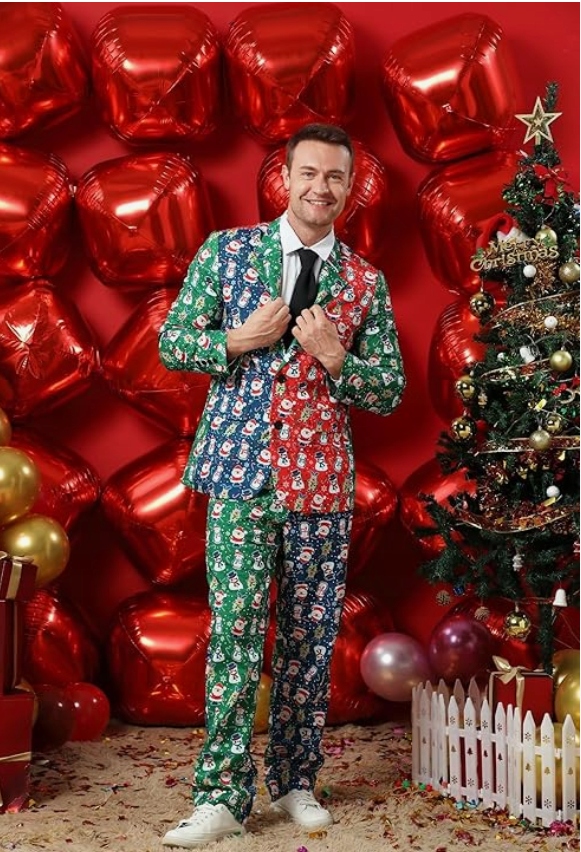 pánský vánoční oblek