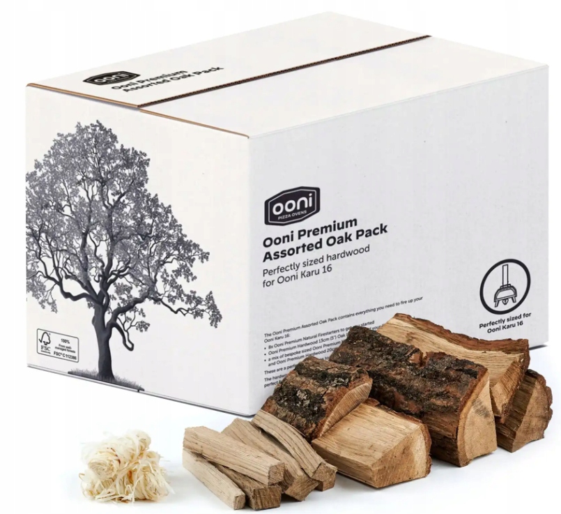 Dřevo Ooni Dubové Premium z tvrdého dřeva Ebook Bonus!