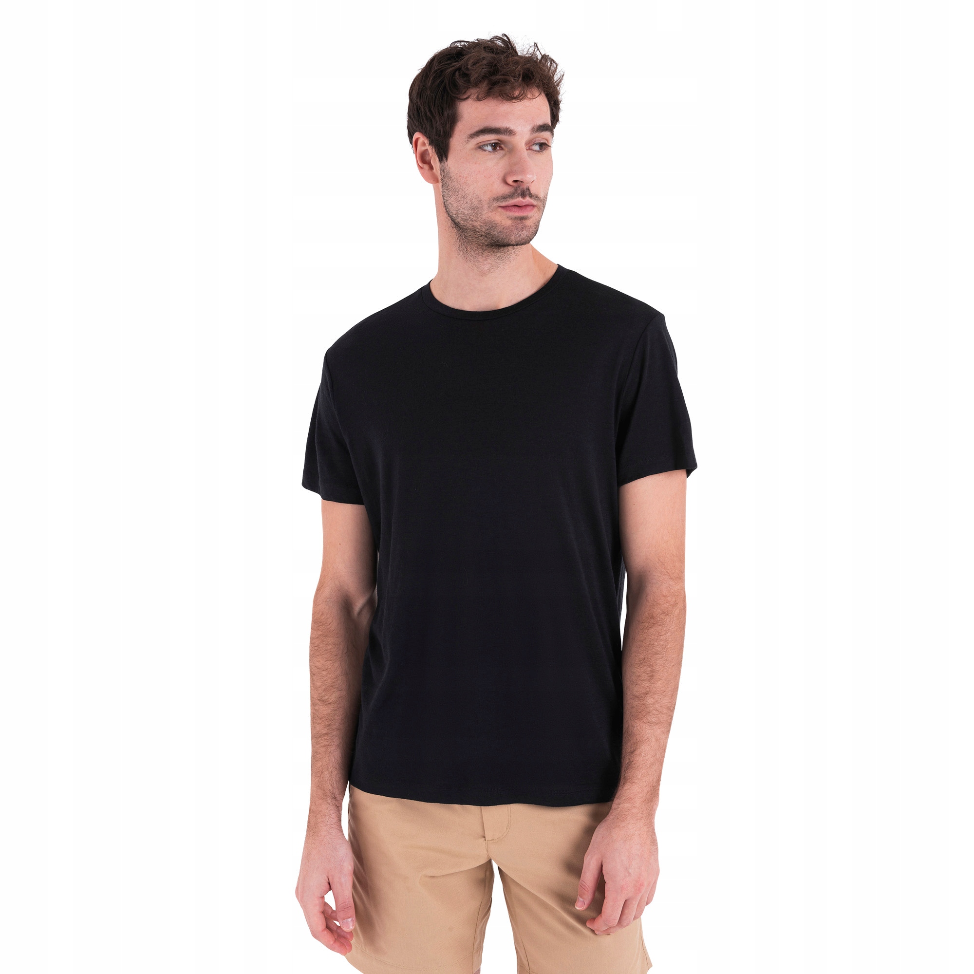 Koszulka trekkingowa męska icebreaker Merino 150 Tech Lite III black L