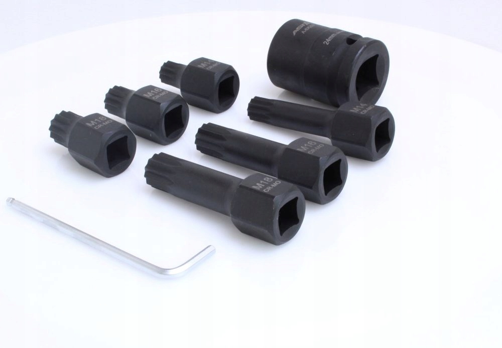 A 6XZN BITY UDAROWE SPLINE XZN Z ADAPTOREM ASTA Weight with packaging 1 3 kg