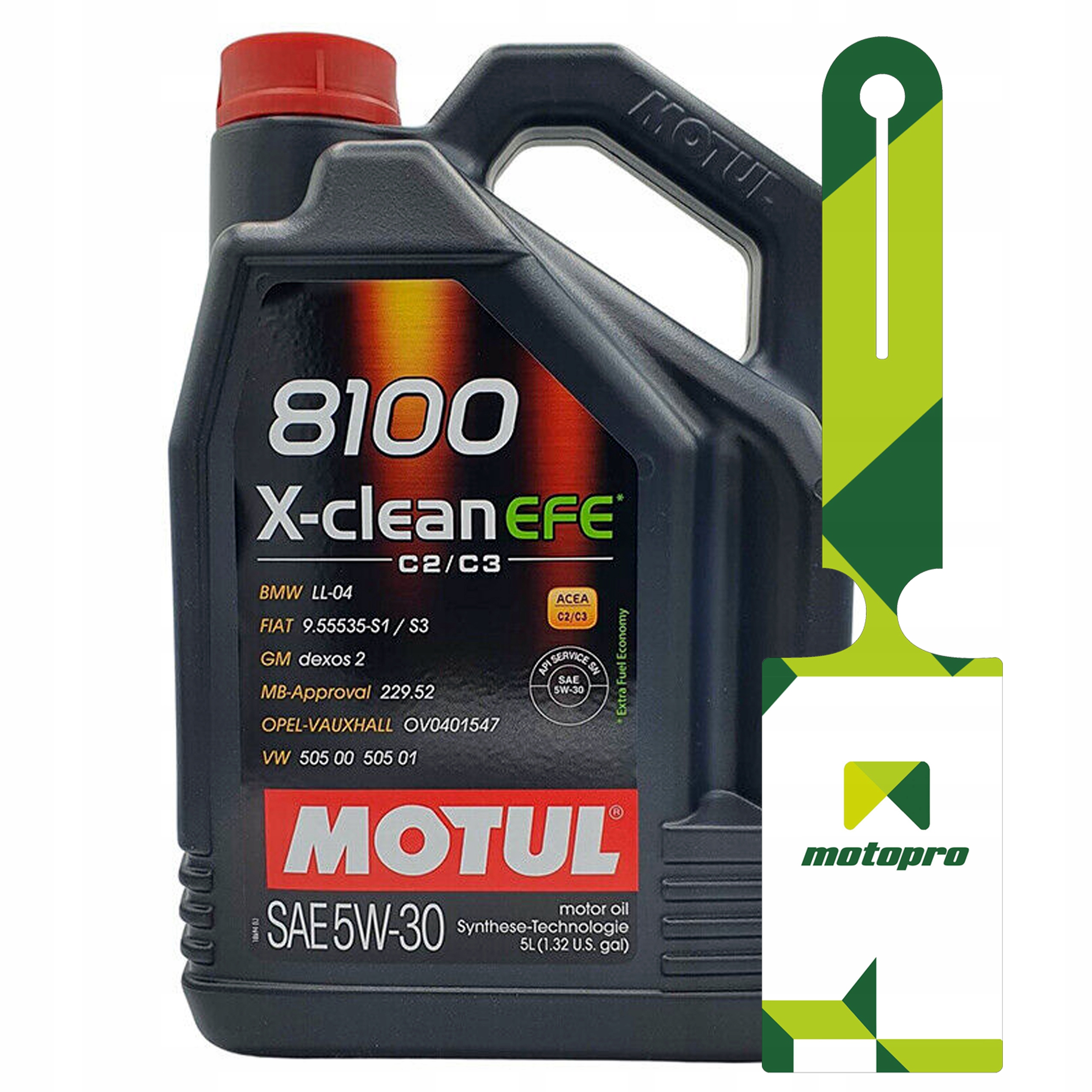 OLEJ MOTUL 8100 X-CLEAN EFE 5W30 5L + GRATIS