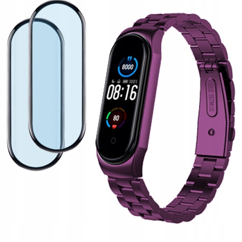 

Opaska Metal +2 Szkla do Xiaomi MI Band 6