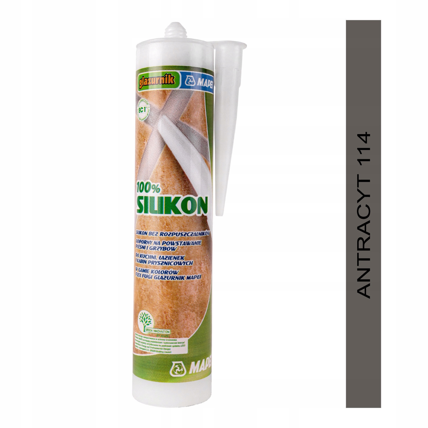 

Silikon Mapei Glazurnik 280ml 114 antracyt
