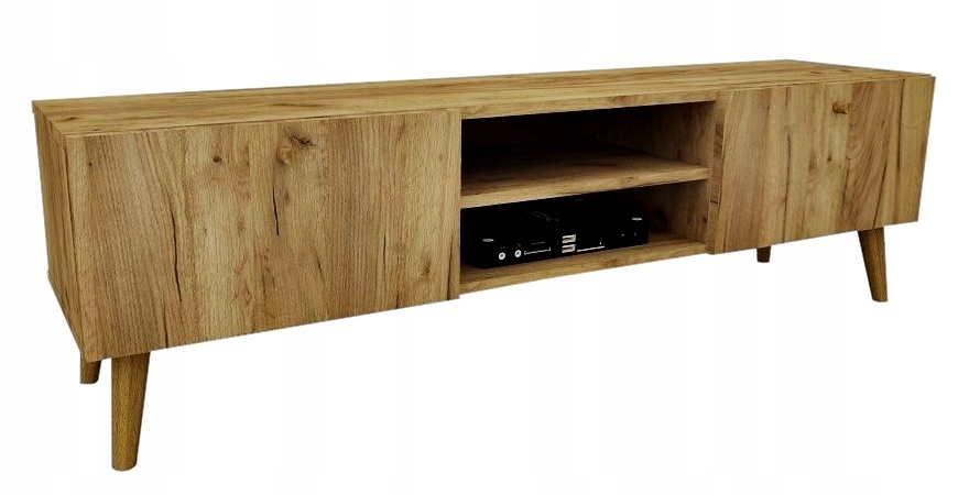 

Szafka Rtv pod Tv komoda dąb złoty Skandynawski