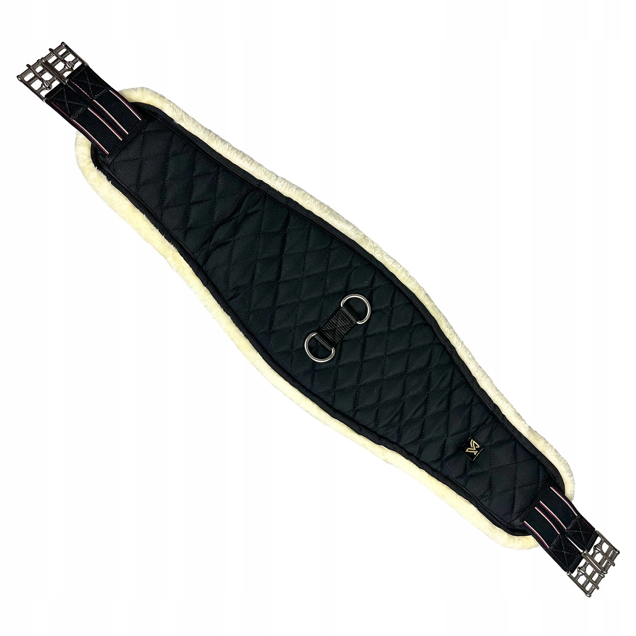 Popręg dla konia York Katnis, wszechstronny, kolor czarny, rozmiar 130 cm