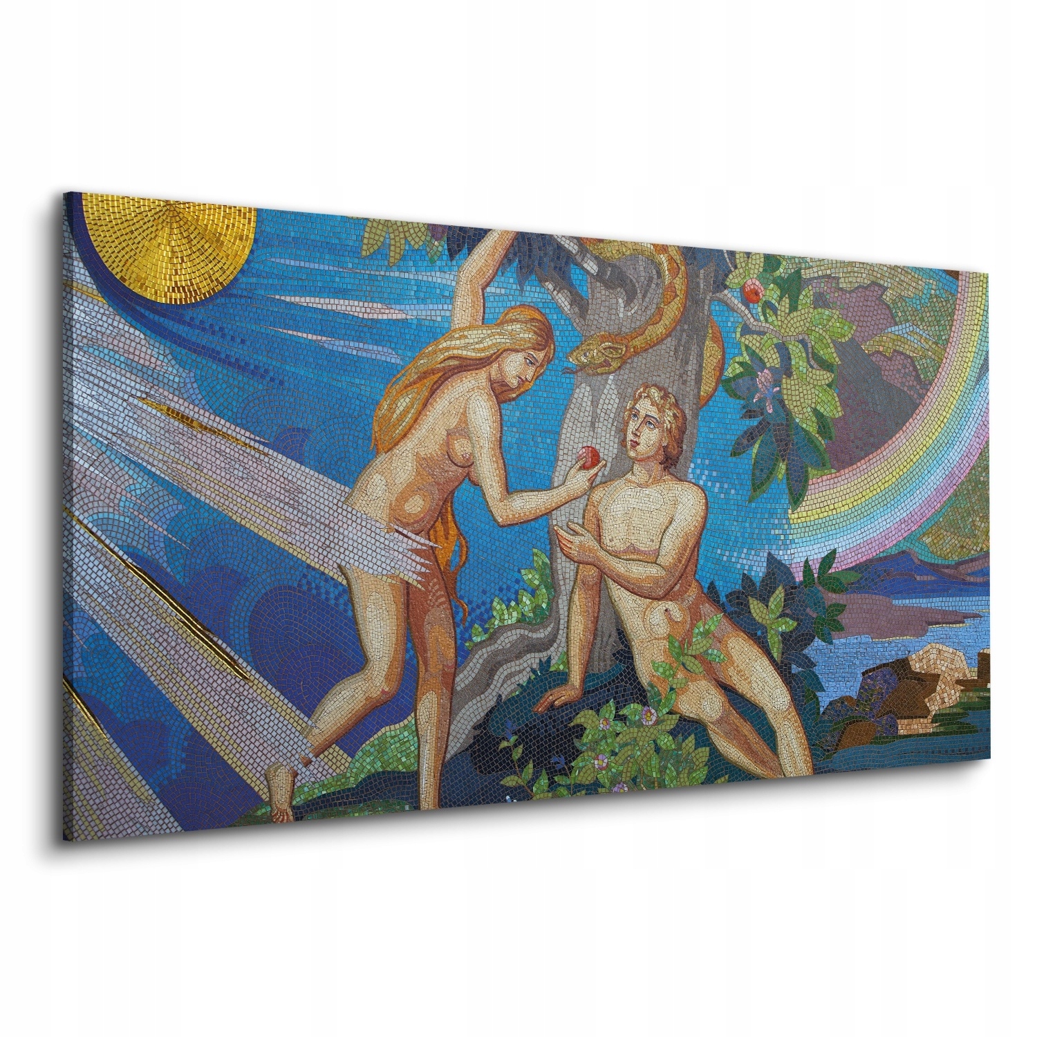 

Fotoobraz na płótnie Adam i Ewa kuszenie 120x60