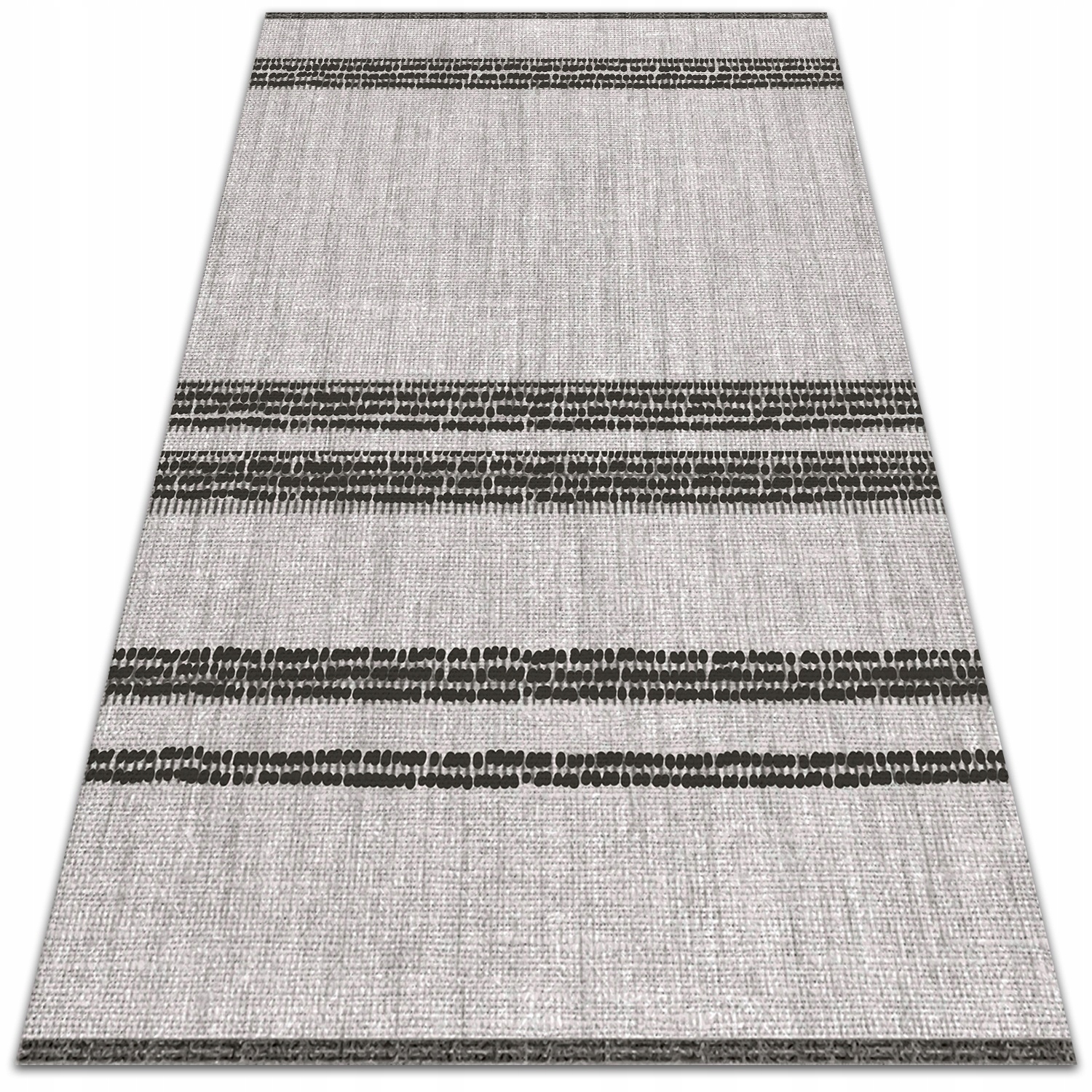

Nowoczesny dywan winylowy Szary w linie 100x150 cm