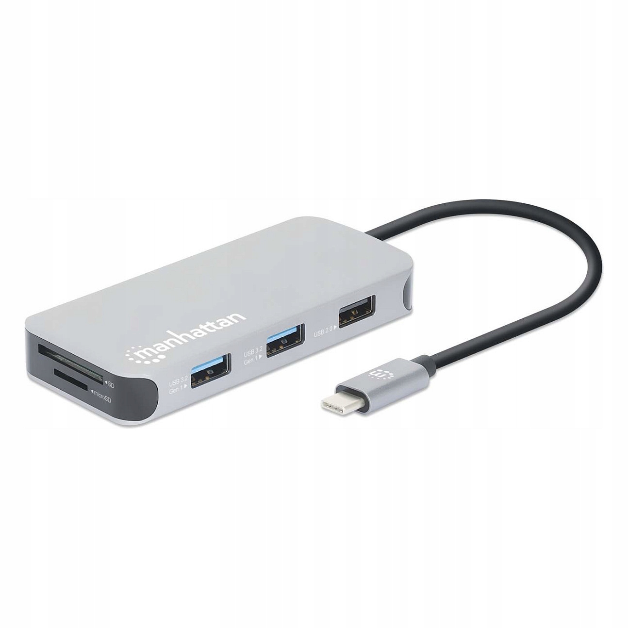 Manhattan Usb-c 8-w-1 Dockingstation Hdmi RJ45 3x Usb-a