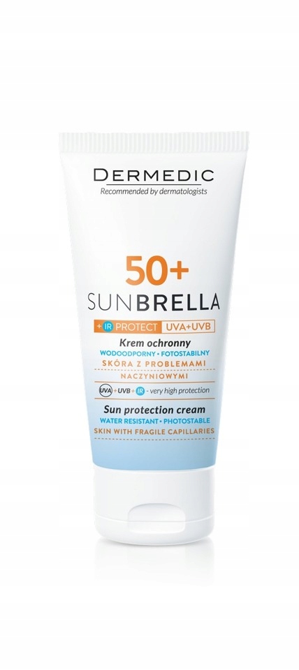 

Sunbrella krem do twarzy Spf 50+ skóra naczynkowa