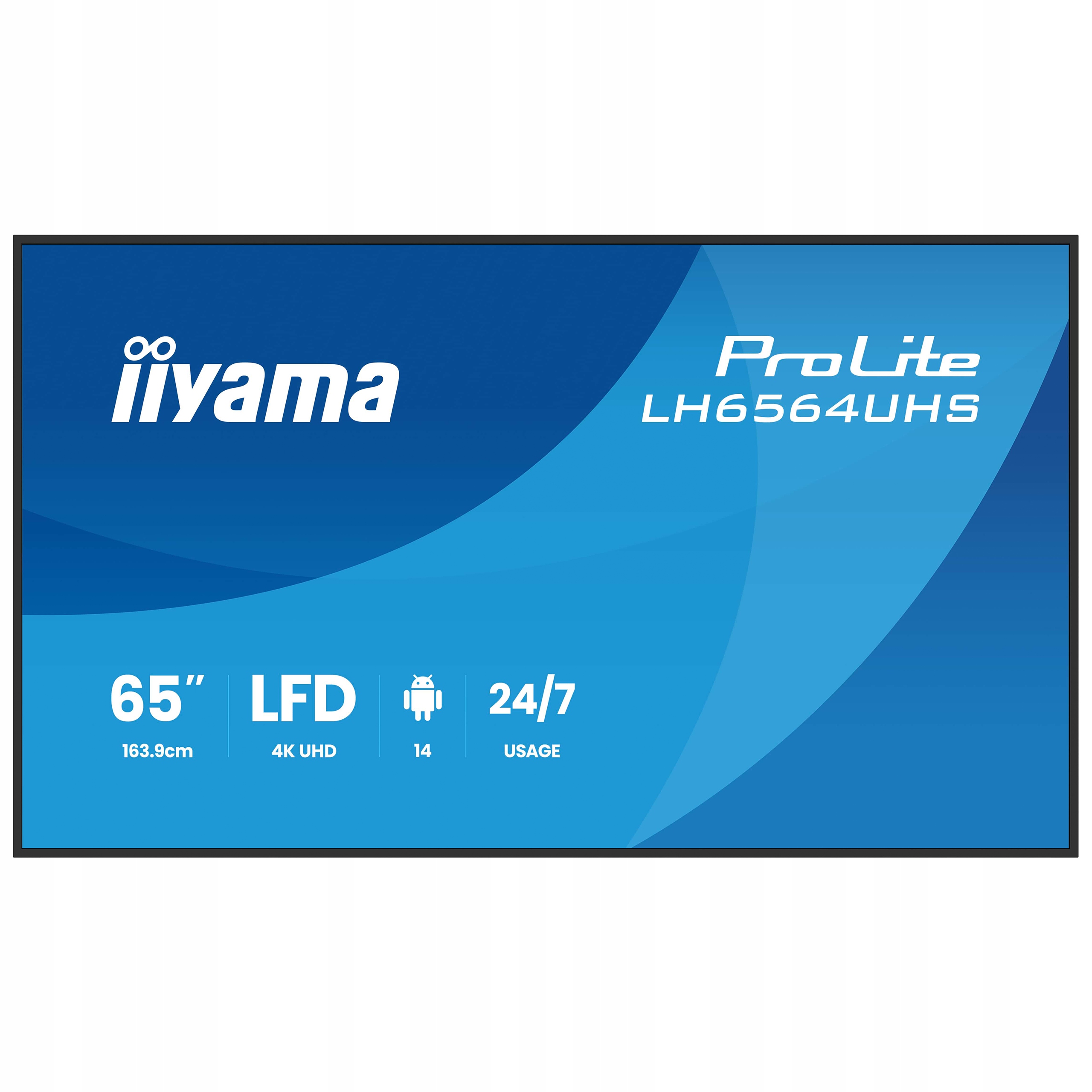 Monitor 65" iiyama ProLite LH6564UHS-B1AG Digital Signage 4K Va Led Usb-c