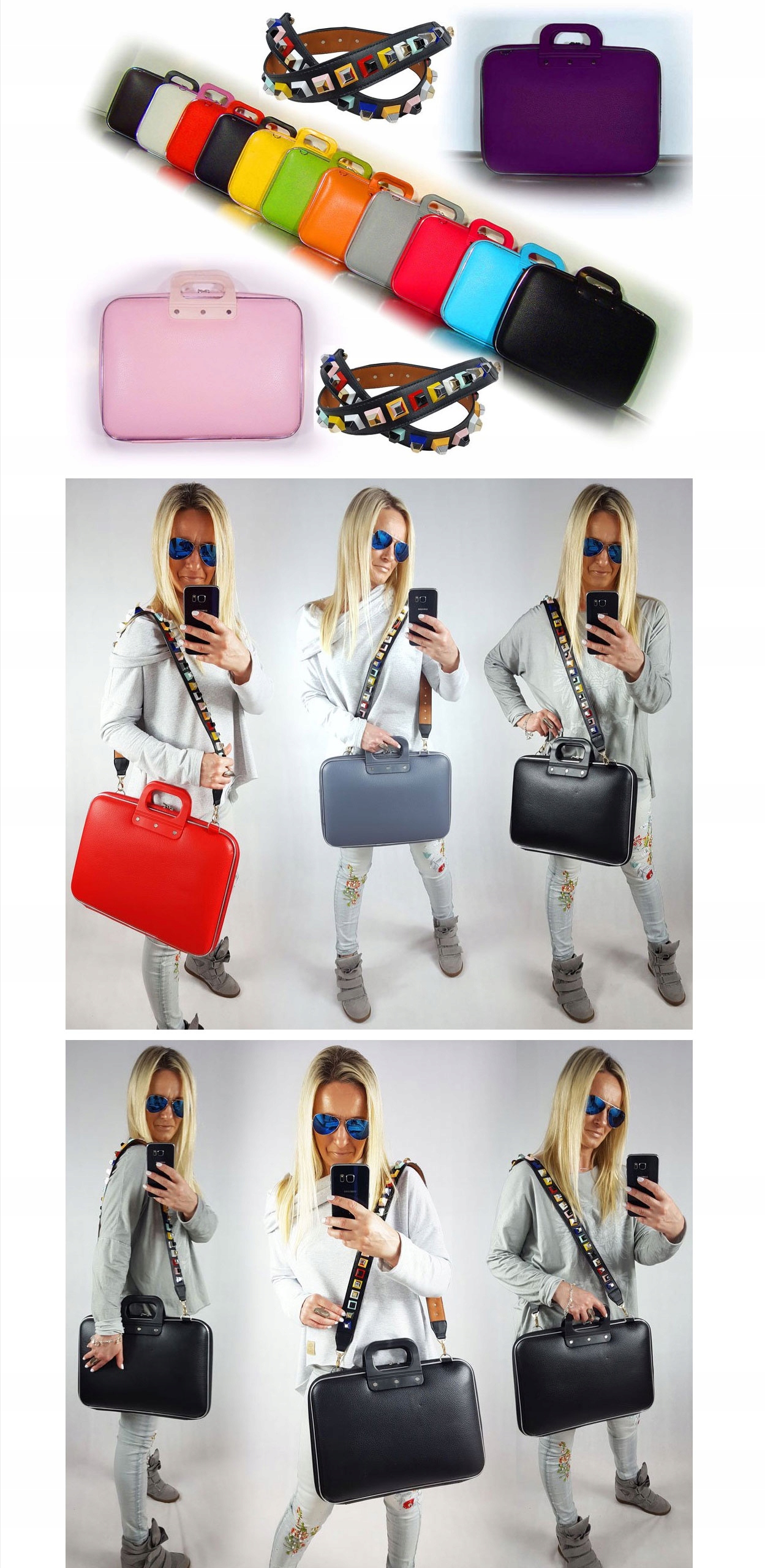 AKTÓWKA TORBA NA LAPTOPA PASEK 3D AZTECKI 13 14 15 Model NNJAA3DM