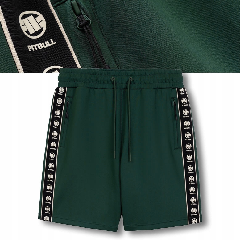 Pánské teplákové šortky Pitbull Sportovní Kraťasy Oldschool Powers