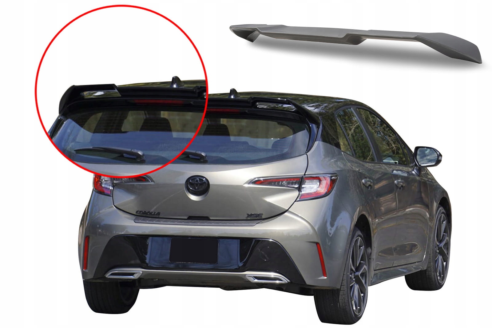 5905226107081 - TOYOTA COROLLA XII E21 19-HB спойлер задніх дверей