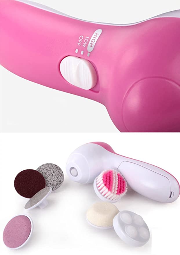 SZCZOTECZKA OCZYSZCZAJĄCA KOSMETYCZNA DO PIELĘGNACJI TWARZY ELEKTRYCZNA 7W1 Model PRO+