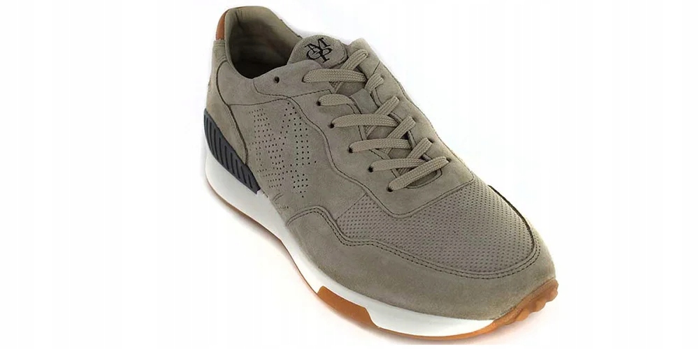 Marc O'Polo Pánské polobotky semišové tenisky velikost 40 šedý semiš