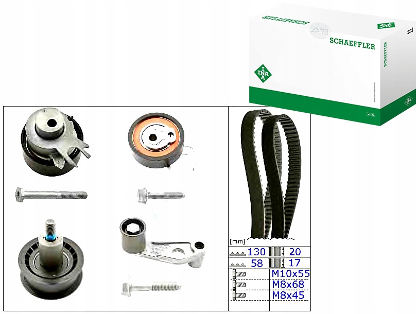 INA530 0360 10 Rozvodová Sada Vw 1,4 Asistent řidiče #33