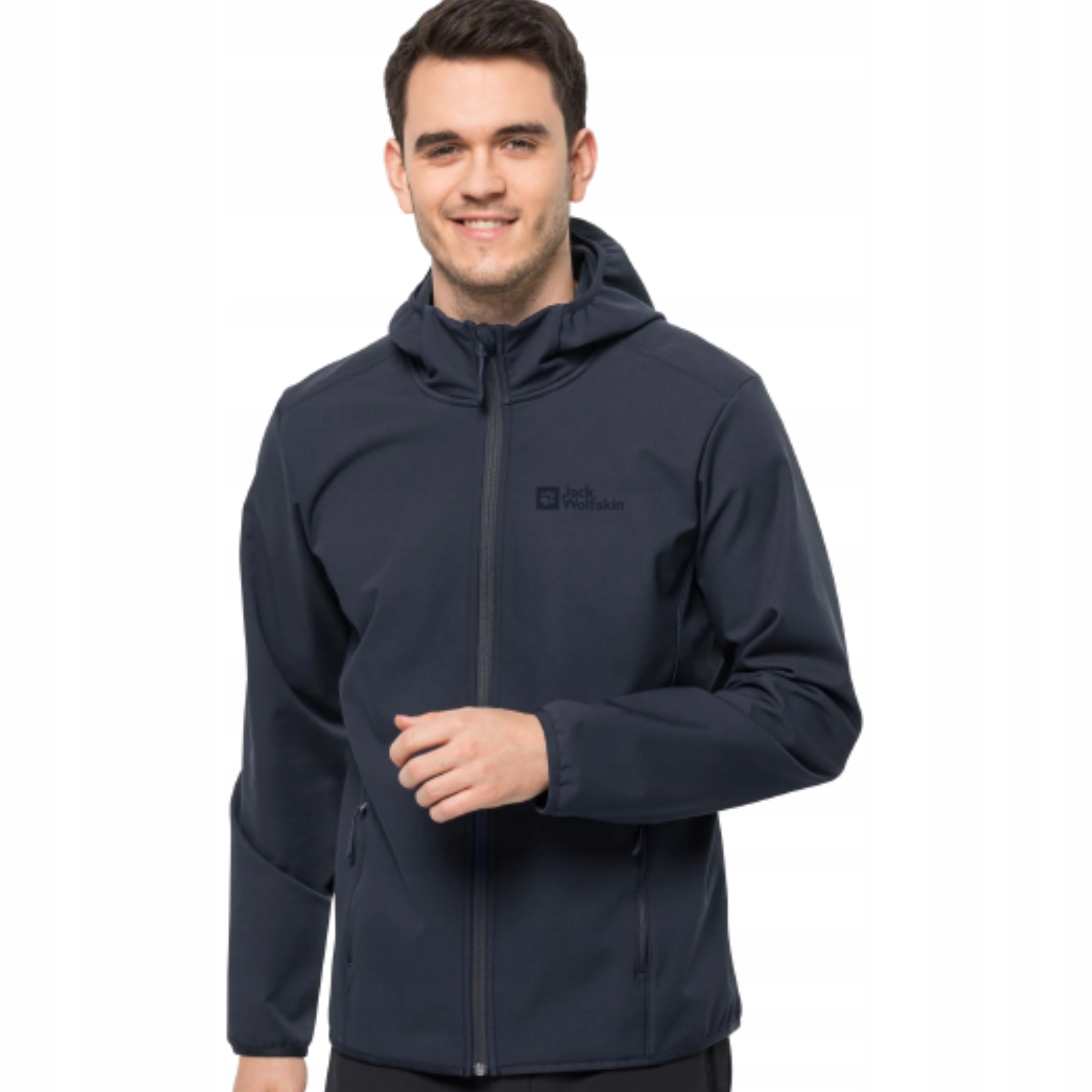 MĘSKA KURTKA SOFTSHELLOWA JACK WOLFSKIN KAPTUR L