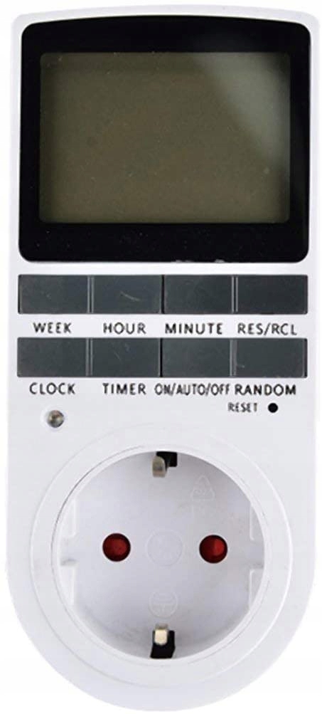 PROGRAMATOR CZASOWY TIMER WŁĄCZNIK WYŁĄCZNIK PRĄDU ENERGOOSZCZĘDNY CYFROWY Marka inna